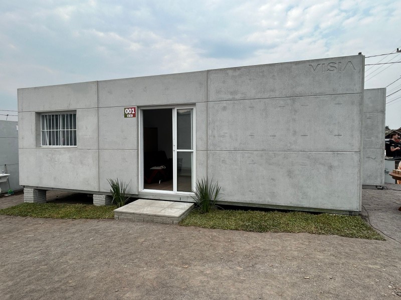 Moradias temporárias foram entregues em Encantado.